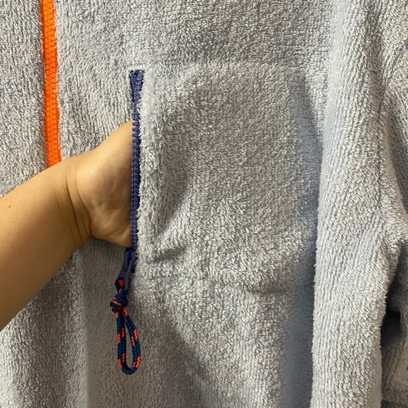 NWOT L&G Terry Fuzzy Quarter Zip - Picture 6 of 7